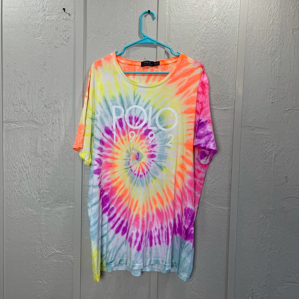 Men’s XXL Ralph Lauren Tie-Dye “Polo 1992” T-Shirt